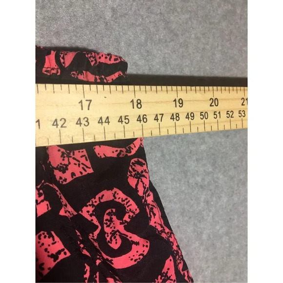 Womens Athletic Works Shorts Vintage Black Pink Design Athletic Workout Summer - Picture 2 of 4